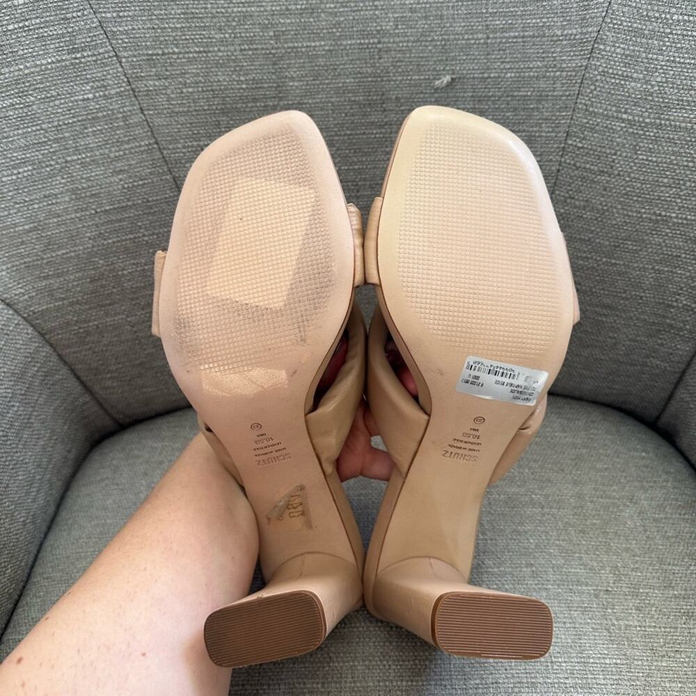 Schutz Fairy Square Toe Wrapped Heel NEW - Picture 7 of 7